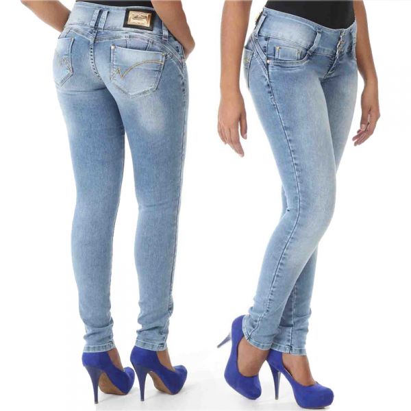 Calça Jeans Legging Sawary Modela Bumbum (bojos) Tm.38 cód.0886