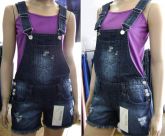 Macacão Jardineira Jeans Cód.0859