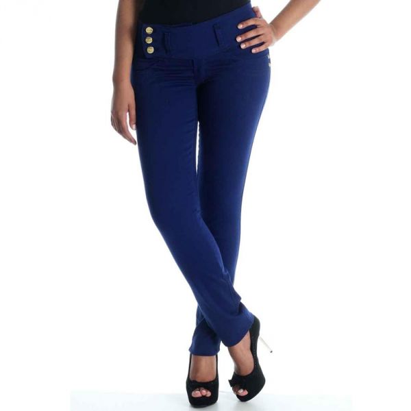 Calça Azul Carbono Sawary Tm.40 ref.0763 - Point Jeans & Cia