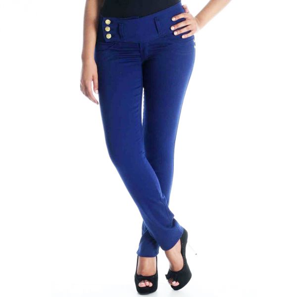 Calça Azul Carbono Sawary Tm.48 ref.0763